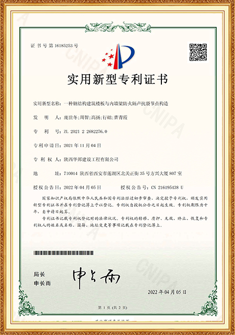 Certificate Of Honor