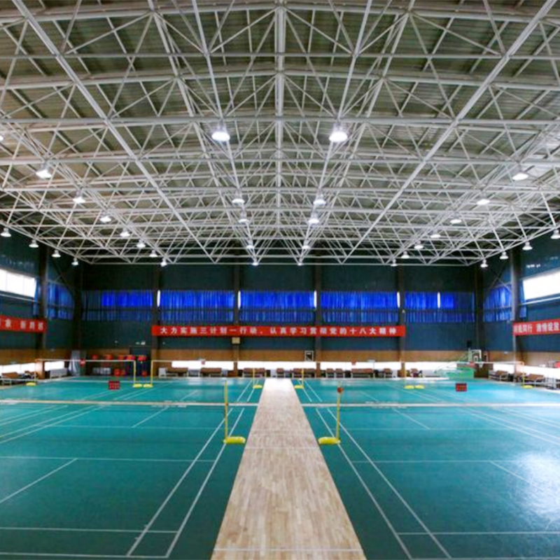 What are the significant advantages of steel structure stadium construction over traditional concrete structures?